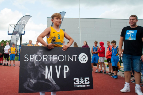 Gabrielius Pečiulis gavo Sportpoint MVP prizą U11 amžiaus grupėje